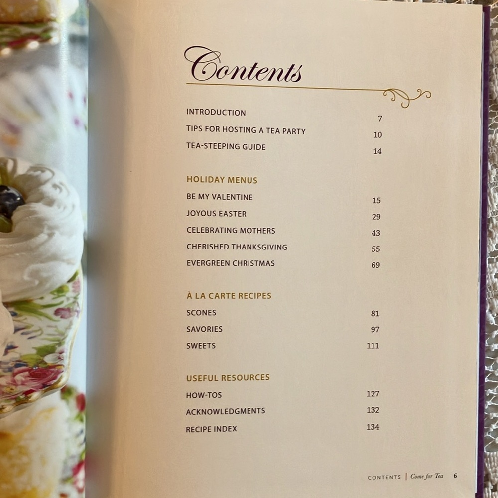 NWOT Gorgeous “Come for Tea” 🫖 Recipe Book - Picture 12 of 12